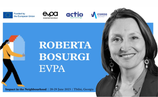 რობერტა ბოსურგი ევროპის ვენჩურული ფილანთროპიის ასოციაციის (EVPA) აღმასრულებელი დირექტორია.